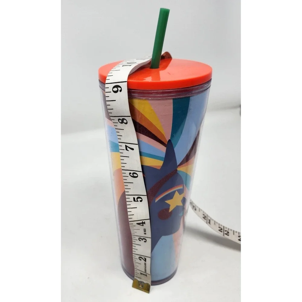 Starbucks 2020‎ LBGTQ Pride Rainbow 24oz Cold Cup Tumbler Glitter